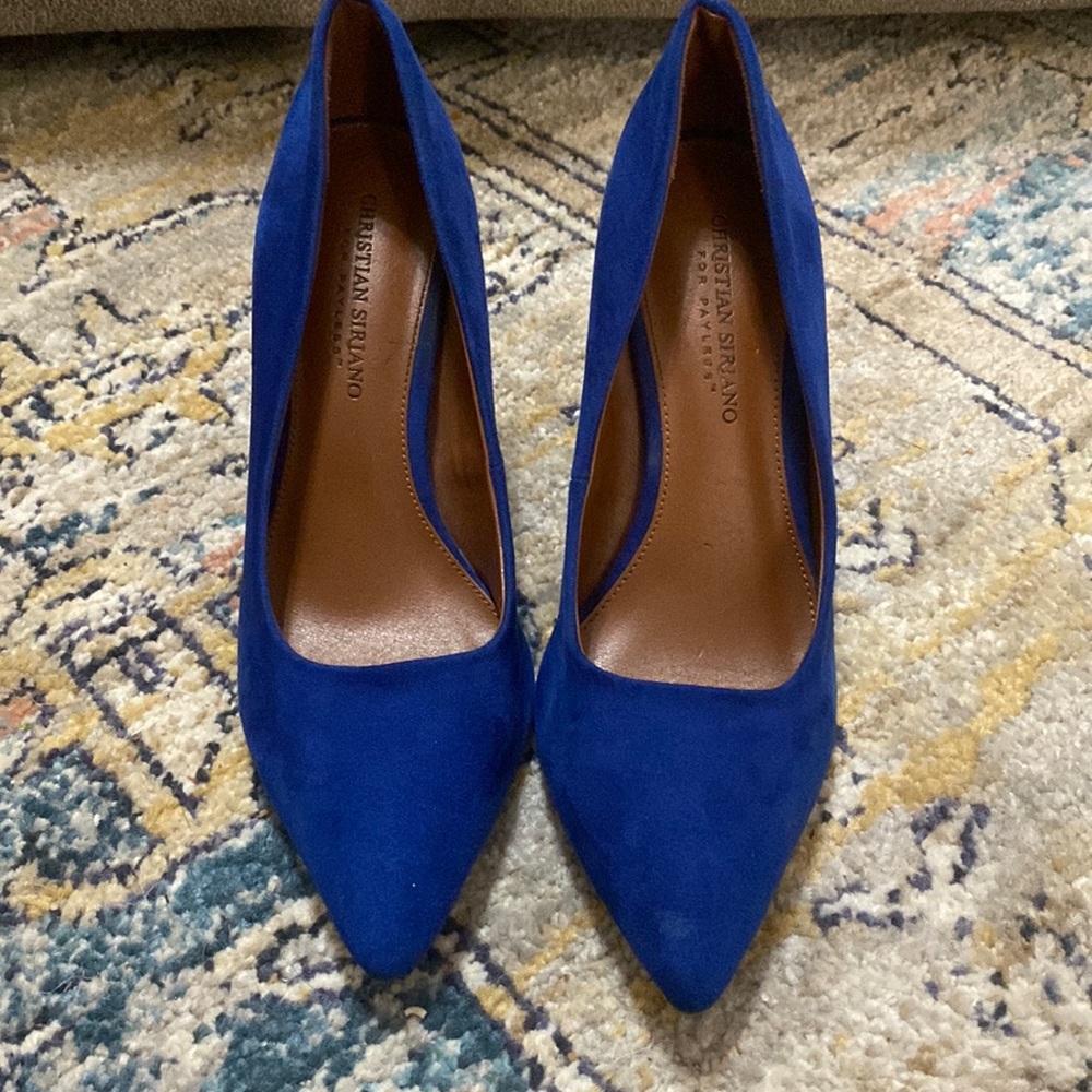 Christian Siriano-Cobalt Pumps-Size 9